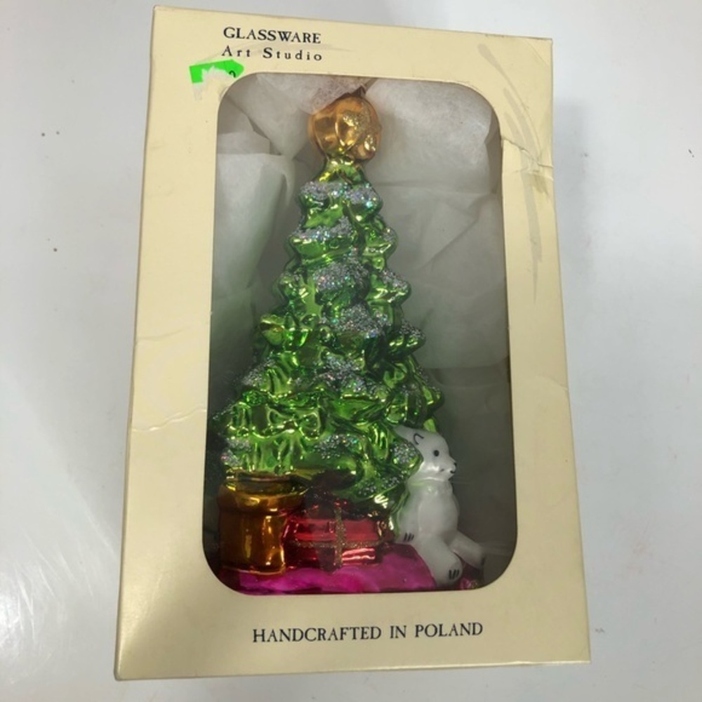 Glassware Art Studio handmade Christmas ornament